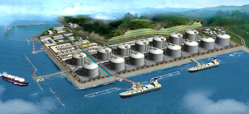 中海油珠海LNG項目一期工程接收站主體鋼結構工程
