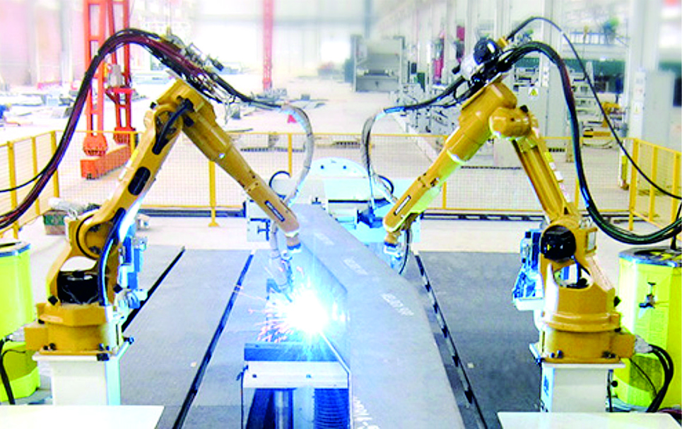 鋼結構智能焊接設備——焊接機器人
